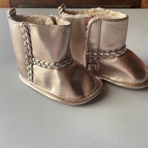 Carter’s three month rose gold boots